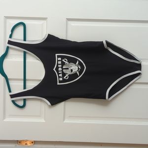 LA Raiders Swim One Piece